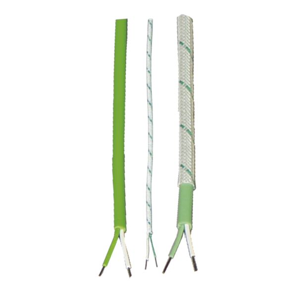 Thermo-wires, compensation lines and connectors for thermocouples